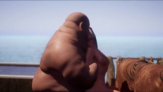 White hair and ugly bastard pmv