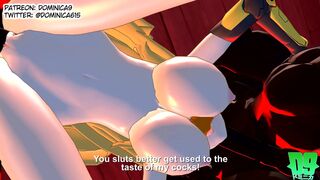 Team RWBY gets Gangbanged by a Group of Grimm