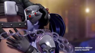 Widowmaker chained blowjob
