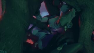 Widowmaker monster gangbang