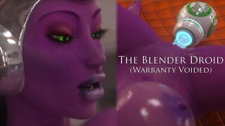 Big titty twi'lek voids the warranty on her blender droid