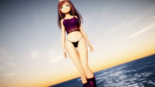 MMD R18 Kizuna Ai Sexy Walk