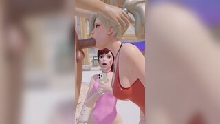 Mercy needed Dva to film for content...but NOT for Tik Tok. [Bewyx]