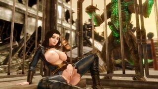 Elizabeth vs Deathclaw