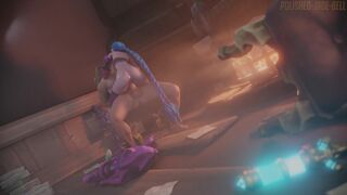 Jinx Riding (White Guy, With Sound) [polished-jade-bell]