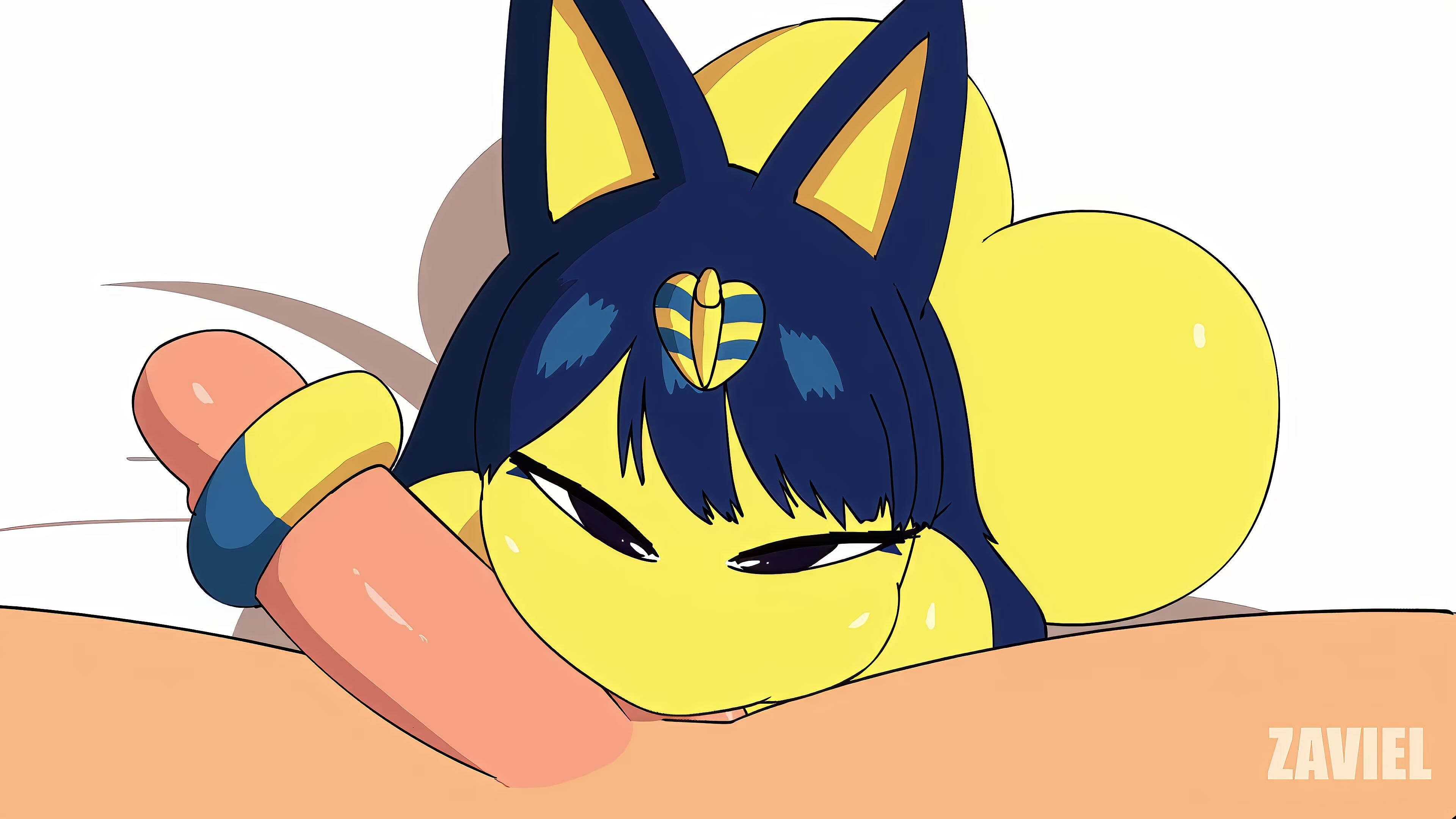 Animal Crossing Porn Animation - zaviel ]Ankha Full animation