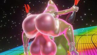 Piranha Plant On rainbow Road