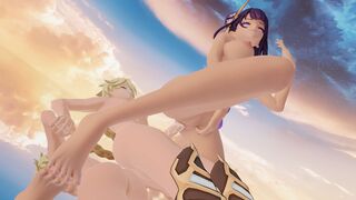 GenshinImpact.Hername.the.miraculous.Adventures.of.traveler.P2.cut.Raiden.shogunSex