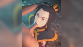 Azula & Korra (Avatar The Last Airbender/The Legend Of Korra) [Kelaraa3D]