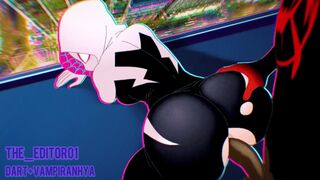 Gwen Stacy fucked from behind by BBC