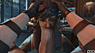 Harley Quinn And Catwoman PoV Blowjob [D3D][4K]