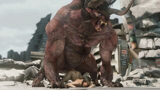 Tifa Lockhart & Behemoth Instantloss [Nude][Zmsfm][4K]