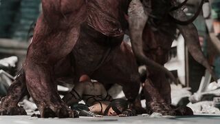 Tifa Lockhart & Behemoth Instantloss [Slave][Zmsfm][4K]