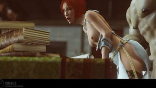 Leliana submits to Iron Bull's cock