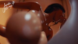 Blowjob lesson for step sister - Preview