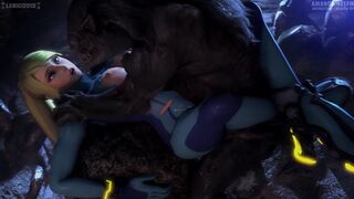 Samus Fucked by Monster