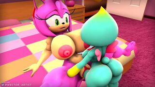 Futa Chao Fucking Amy [wector]