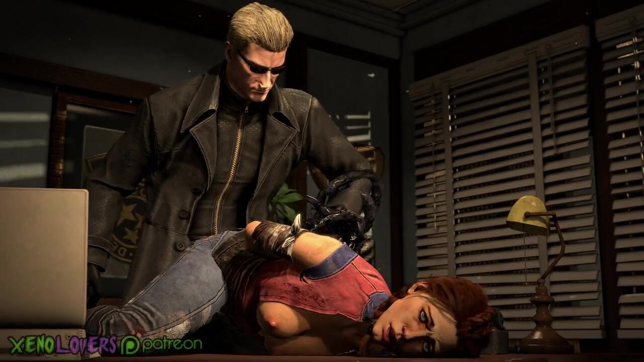 Albert Wesker fucking Meg Thomas in many ways!! (Dead by Daylight x  Resident Evil)