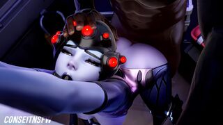 Dommy Widowmaker Captures Her Target [Blacked][Conseitnsfw]
