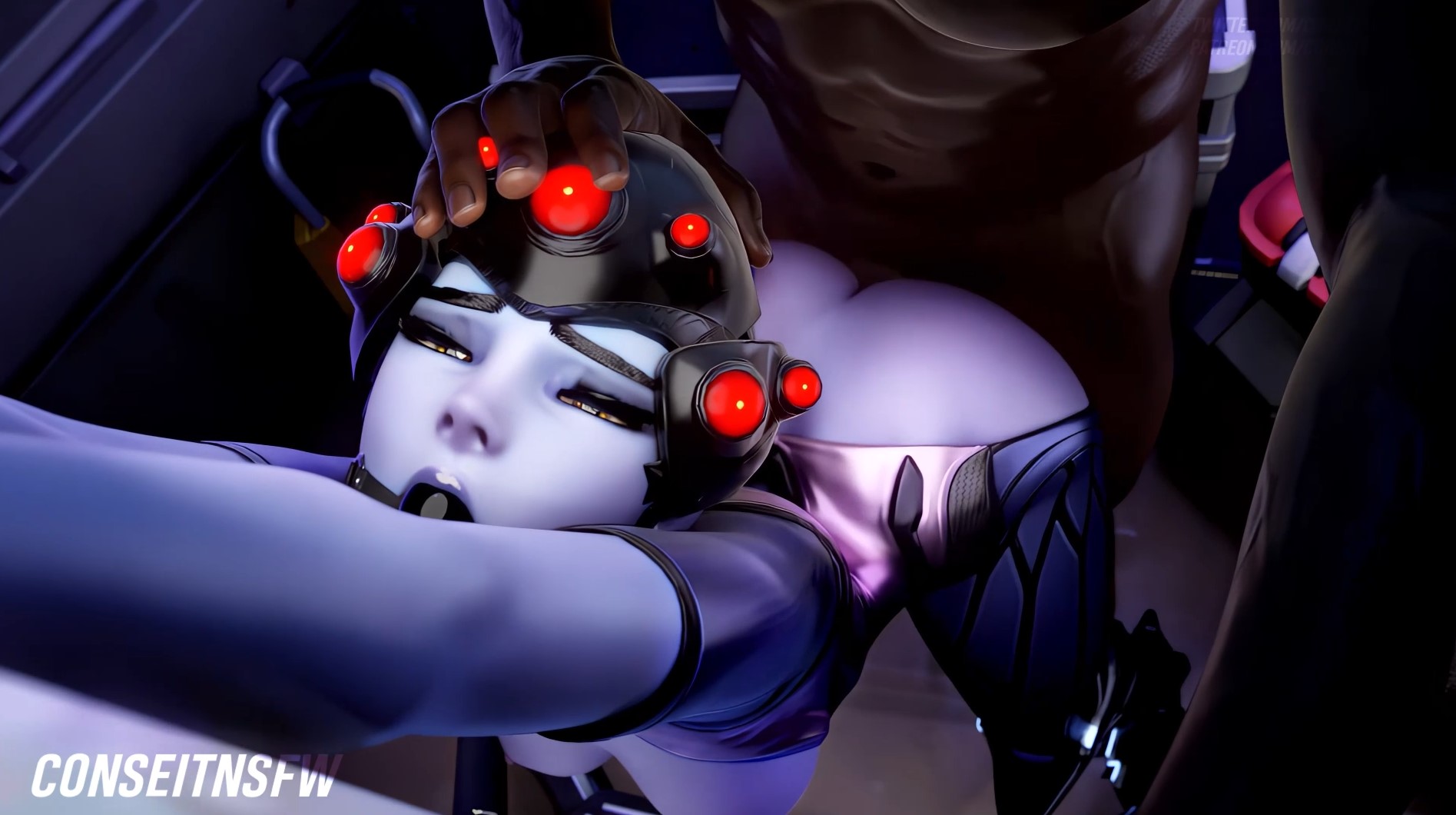 Dommy Widowmaker Captures Her Target [Blacked][Conseitnsfw]