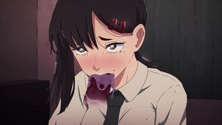 Kobeni Sloppy Blowjob Devil Contract (Clothed)