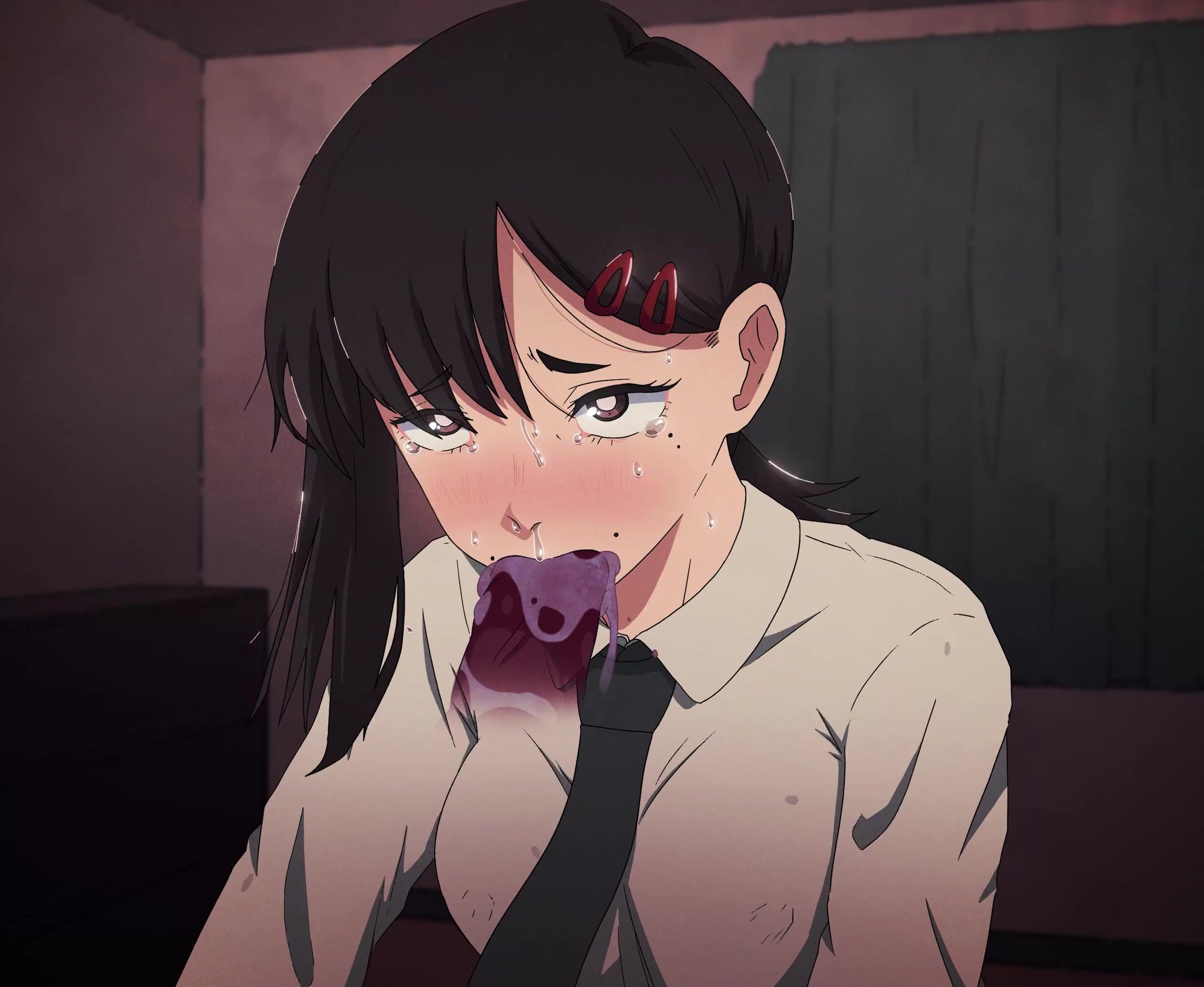 Sloppy blowjob devil kobeni