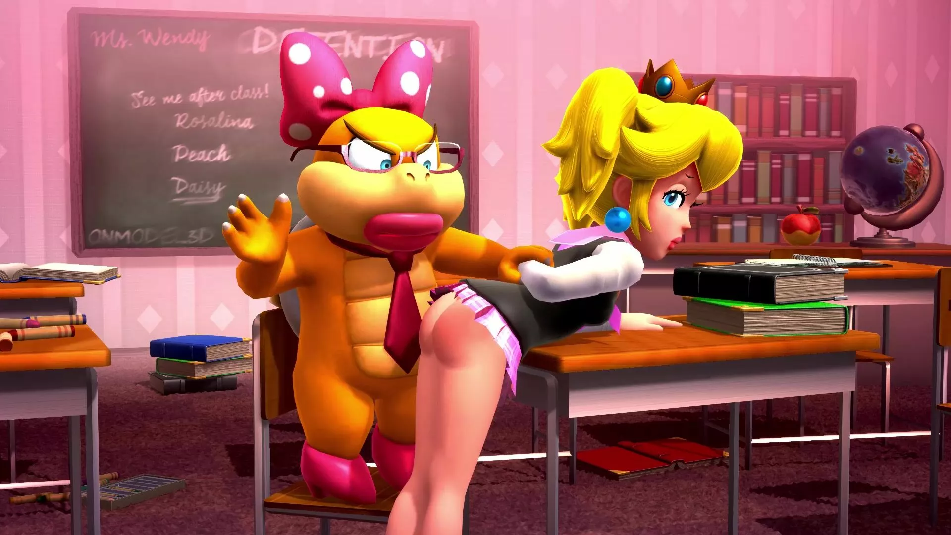 Princess peach spanking