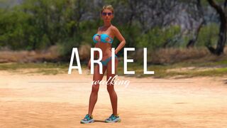 ariel walking