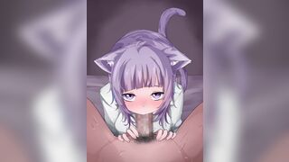 Okayu's Sticky Mouth (No Sound) [Kagami_Moch]