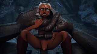 Ahsoka Tano fucked by a rancor