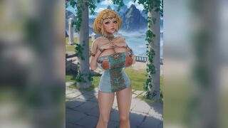 Zelda Princess Ruins Her New Dress