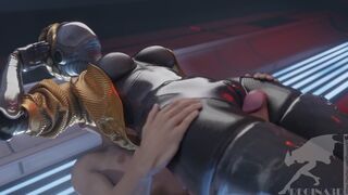 Twin Salue Thighjob [Regina3D]