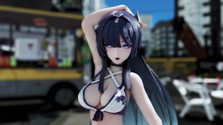 [ZXSN_MMD] HOO Raiden Mei Waifu Dancing (Widescreen mode)