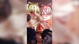 Futanari o Pan Chu Futanari Kko to o Pantsu no Aisho ga Yo Sugiru Ken