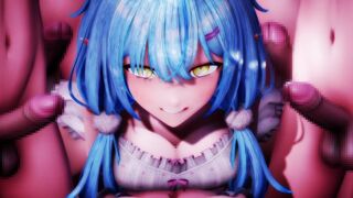 Paizuri Whilst Surrounded by Dicks