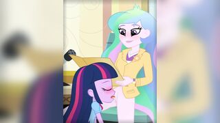 Twilight is Celestia's Favourite Student~! MLP Animation With Voice Acting