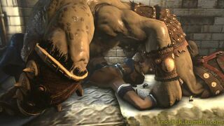 goro throat fucks kitana