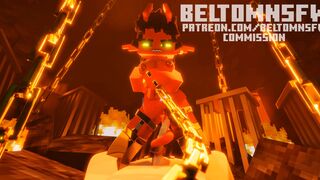 Minecraft Tsubaki tailjob (beltomNSFW)