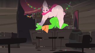 unwinding at a funny bar