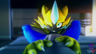 Zeraora Mouth Fucked
