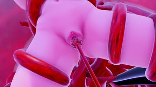 Noelle caught by tentacles (Nude)