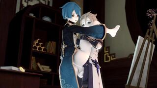 Xingqiu x Albedo - A Friendly Transaction