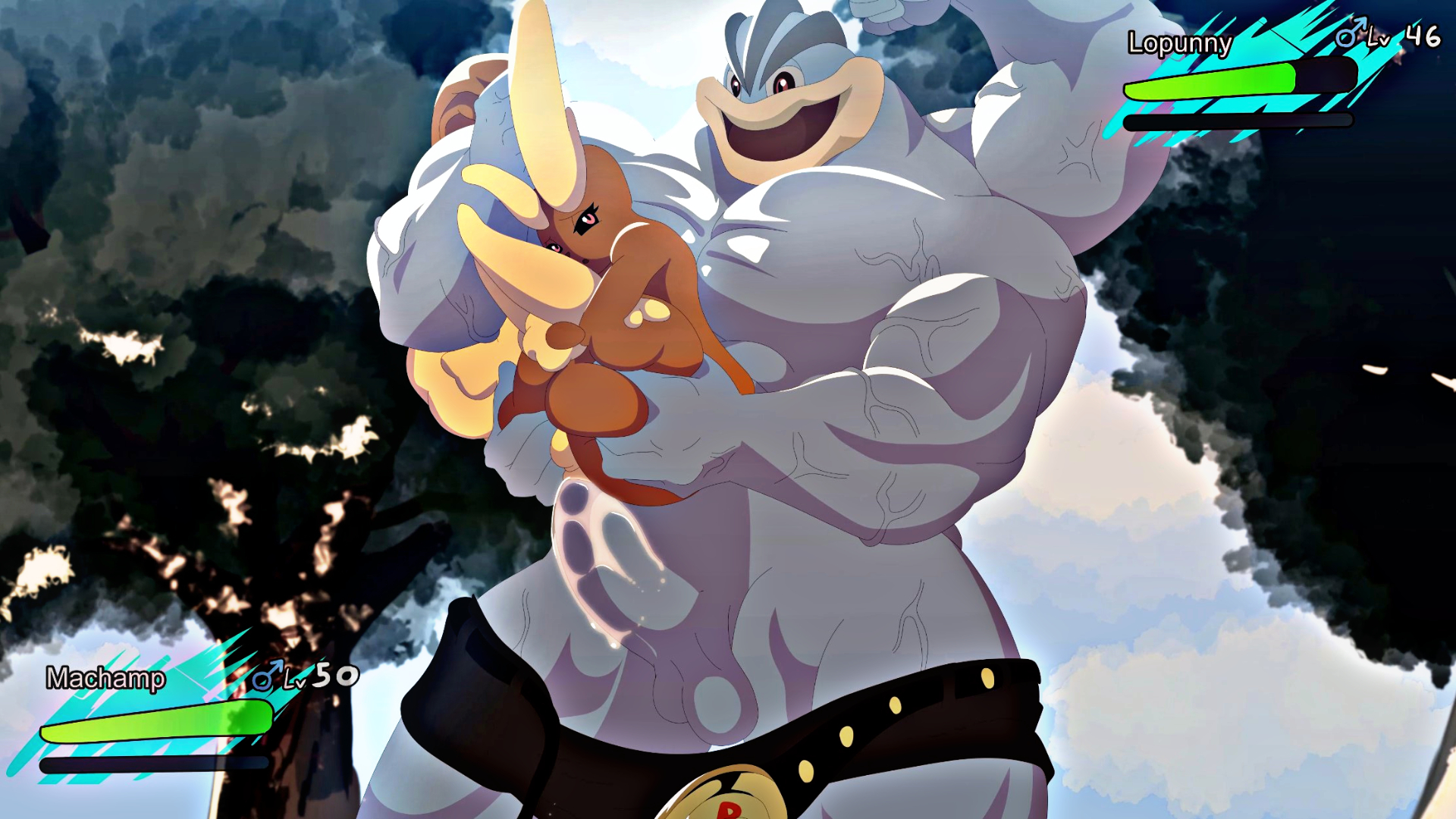 Machamp And Lopunny [Chotterii]