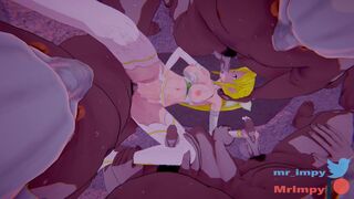 Sword Art Online - Leafa gangbanged by orcs (FULL) [MrImpy]