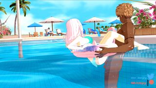 Love is war - Chika getting fucked on a summer resort [MrImpy]