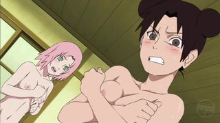 Naruto girls taking a bath [Nude Filter][S10collage]