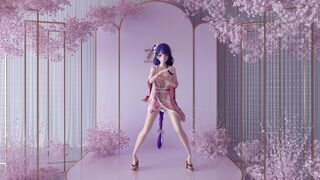 [ 77TRendering] Sexy Raiden Ei nude Dance 3