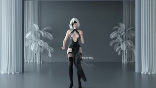 [77TRendering] Sexy 2B Dance 3
