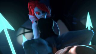 Undyne Riding [Clothed][GreatM8][1080P]