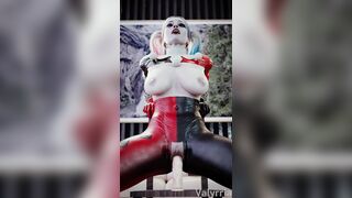 Clasic Harley riding a dildo [Valyrria]